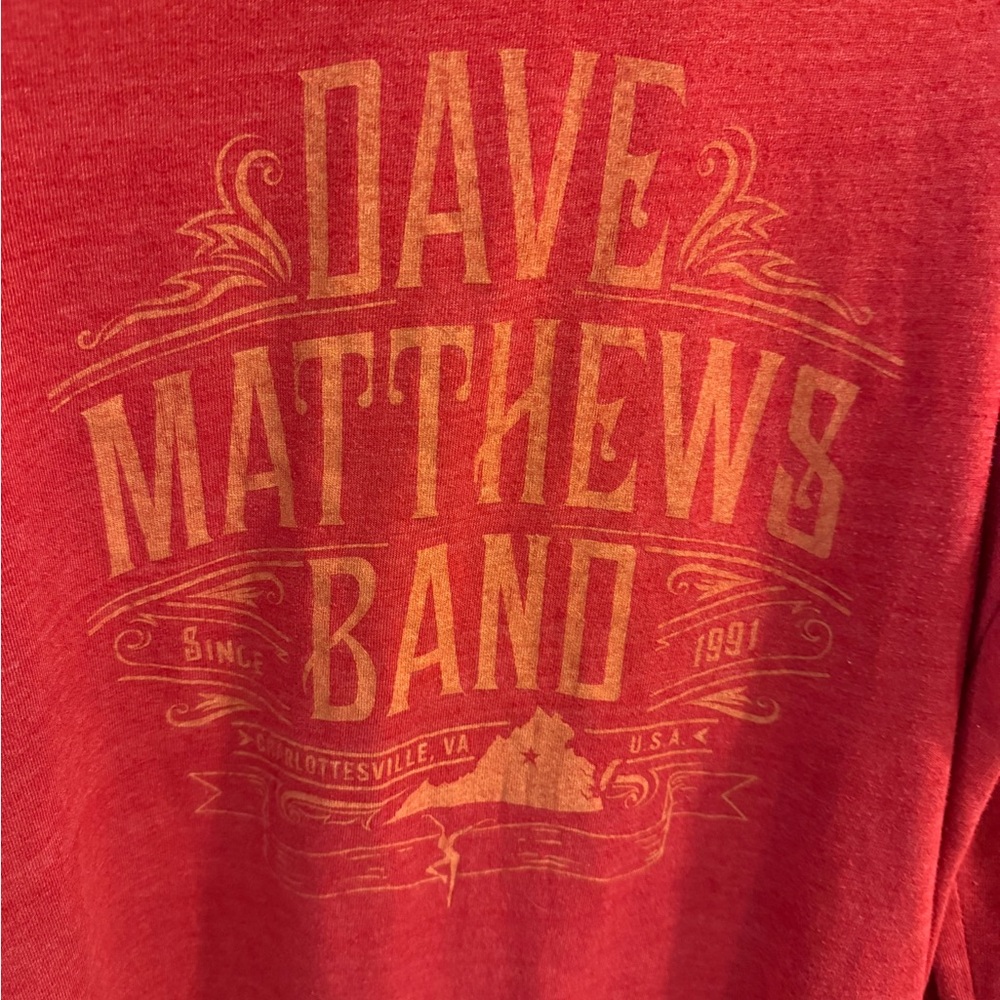 Dave Matthews Band concert tshirt women’s XL